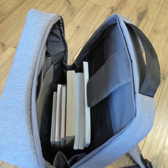 Gray City Backpack Computer Laptop Bag NWOT - Picture 6 of 14